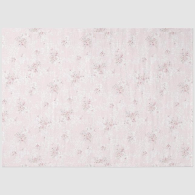 Papier Mousseline Shabby Chic Rose Series Design 1 (Recto)