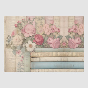 Papier Mousseline Shabby Chic Roses Roses Roses Roses Roses Antiques