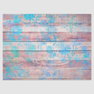Papier Mousseline Shabby Chic Wood Series Design 7