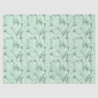 Papier Mousseline Shabby Floral Mint Series Design 7