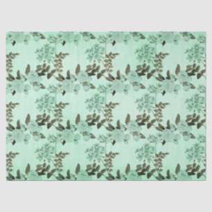 Papier Mousseline Shabby Floral Mint Series Design 8