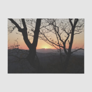 Papier Mousseline Shenandoah Sunset National Park Paysage