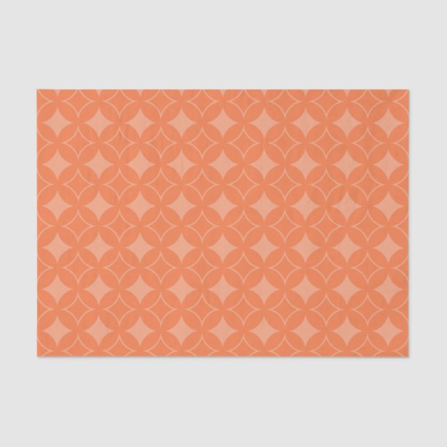 Papier Mousseline Shippo orange (Recto)