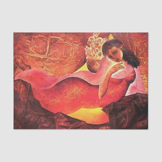 Papier Mousseline Shringaar par Amrita Sher-Gil (Recto)
