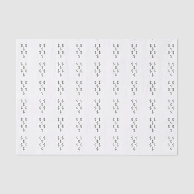 Papier Mousseline Signes de dollars (Recto)