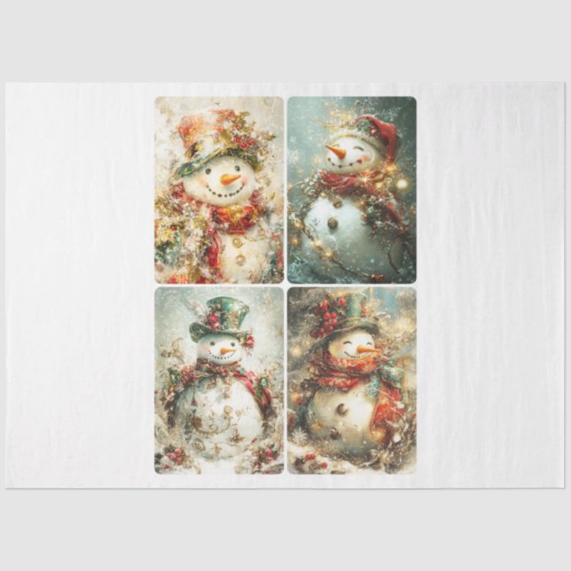 Papier Mousseline Silencieux neigeurs (Recto)