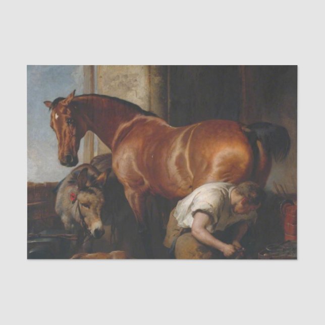 Papier Mousseline Sir Edwin Henry Landseer | Chaussure (Recto)