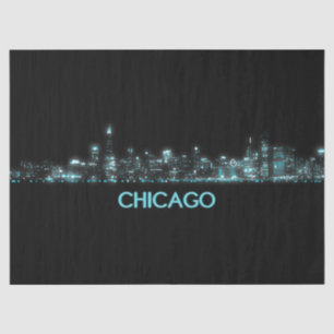 Papier Mousseline Skyline de Chicago