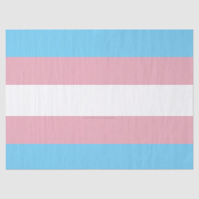 Papier Mousseline SlipperyJoe's transgenre pride drapeau de la diver (Recto)