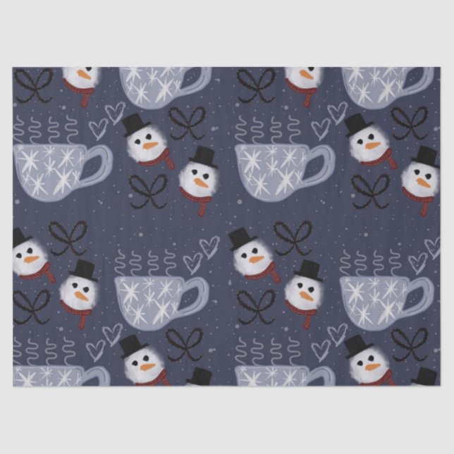 Papier Mousseline Snow Day (Recto)