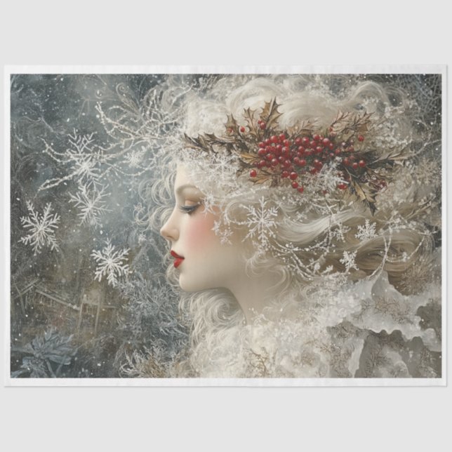 Papier Mousseline Snow Maiden (Recto)