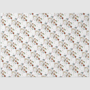Papier Mousseline Snowbirds de Noël