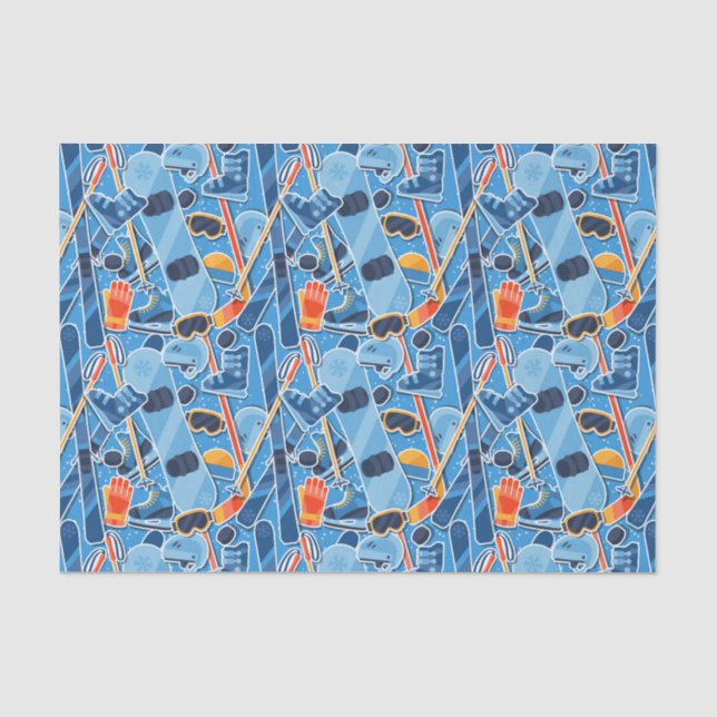 Papier Mousseline Snowboardeur (Recto)