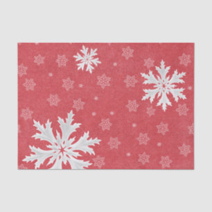 Papier Mousseline Snowflakes à la carte postale de Noël Eve