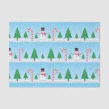 Snowman & Sucre de canne Winter Wonderland