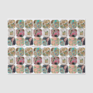 Papier Mousseline Social Media Photo Template Collage