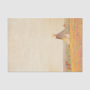 Papier Mousseline Soirée des Prairies par Maynard Dixon