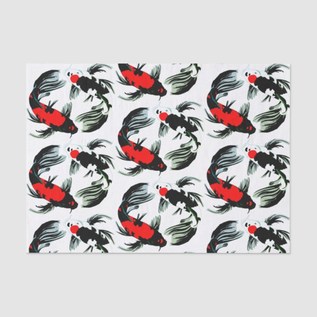 Papier Mousseline Solde de Koi (Recto)