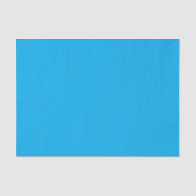 Papier Mousseline Solid Cyan Blue Background | Summer Minimal Style (Recto)