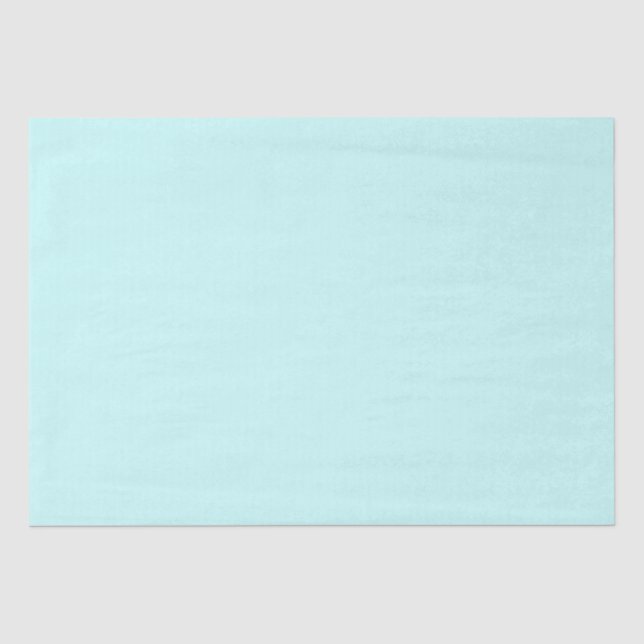 Papier Mousseline Solide Pale Soft Aqua Classic (Recto)