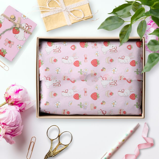 Papier Mousseline Some Bunny Birthday Pink (Créateur téléchargé)