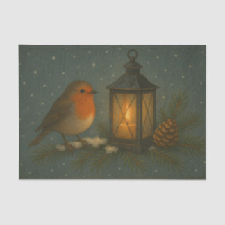 Papier Mousseline Songbird with Warm Lantern Tissue Paper