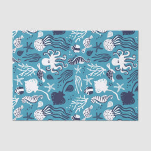 Papier Mousseline Sous la mer