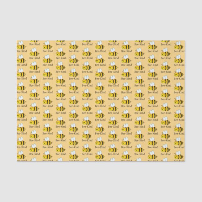 Papier Mousseline Soyez de bonnes abeilles (Recto)