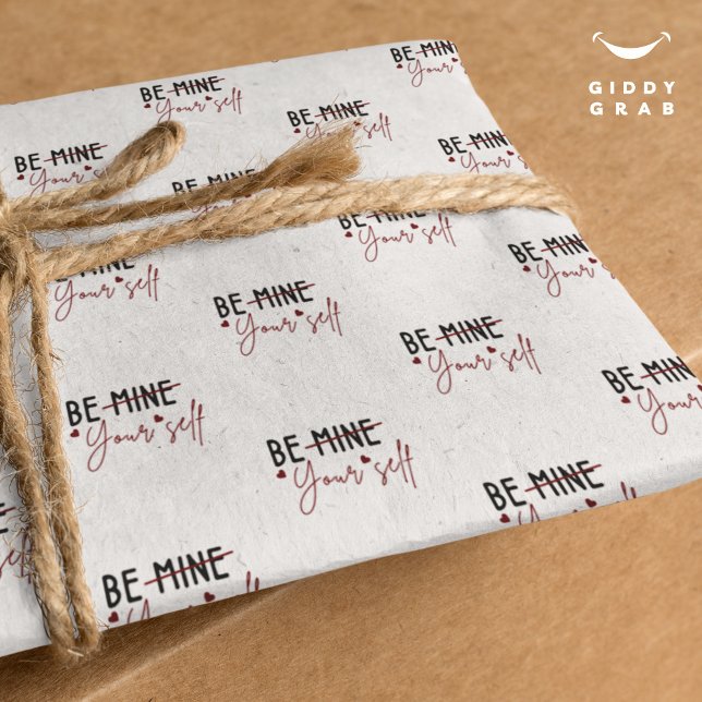 Papier Mousseline Soyez vous-même Citation Inspirationnelle Valentin (Créateur téléchargé)