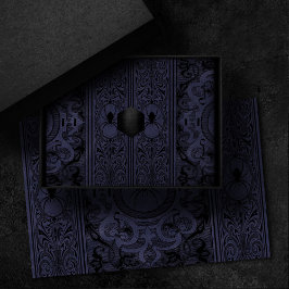 Papier Mousseline Spider Witch | Dusty violet Spiderweb fleurit