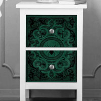 Spider Witch | Emerald Green Spiderweb Flourish