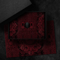 Spider Witch | Imaginaire rouge foncé Spiderweb fl