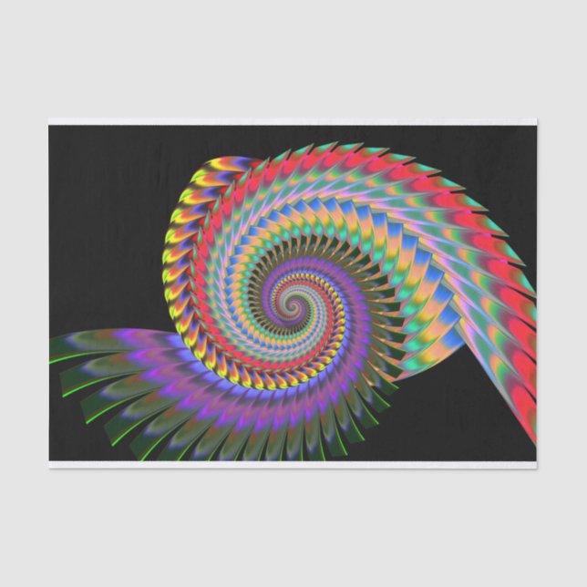 Papier Mousseline Spirale 7 (Recto)
