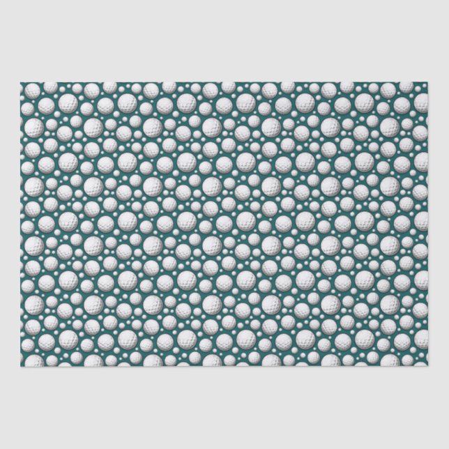 Papier Mousseline Sports de golf à bille cool (Recto)