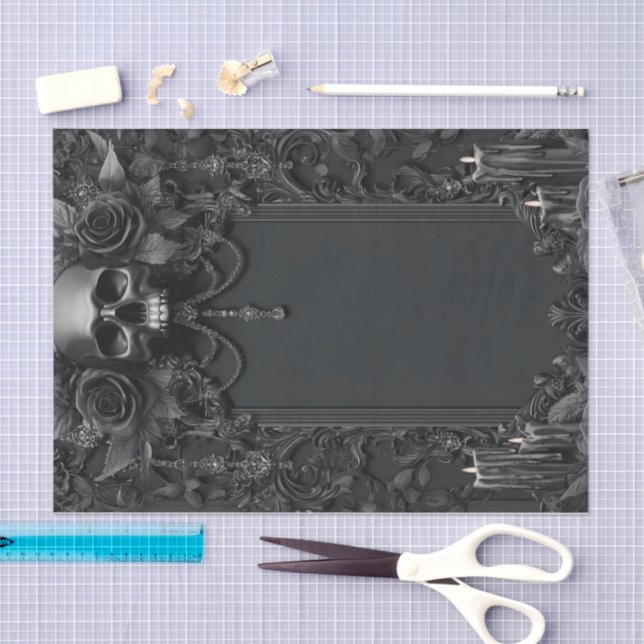 Papier Mousseline Squelette Lyfe5 (Artisanat)