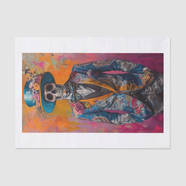 Papier Mousseline Squelette Lyfe7 (Recto)