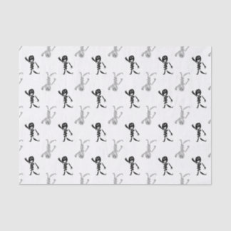 Papier Mousseline Squelettes