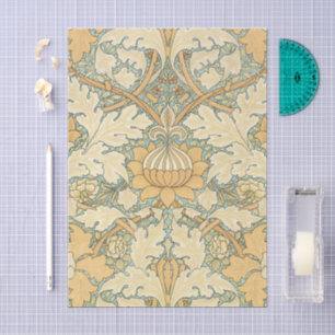 Papier Mousseline St. James par William Morris, feuilles d'acanthe