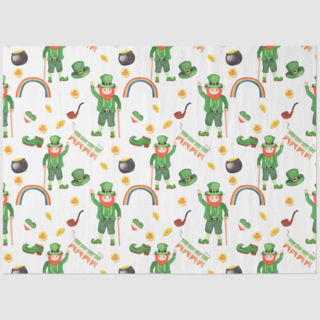Papier Mousseline St Patrick's Day Series Design 10 (Recto)