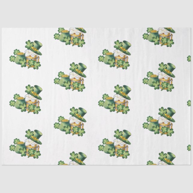 Papier Mousseline St Patrick's Day Series Design 40 (Recto)