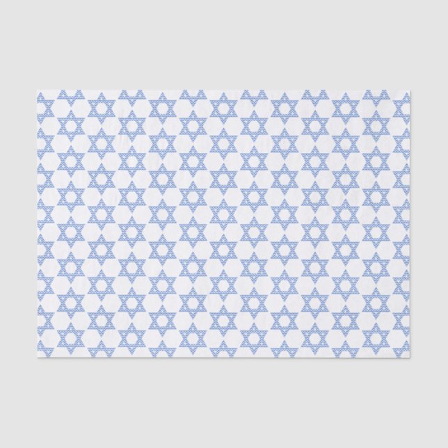 Papier Mousseline Star de David Hanoukka (Recto)