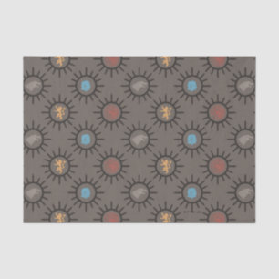Papier Mousseline Stark, Lannister, Targaryen, Motif du roi de nuit