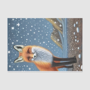 Papier Mousseline Starry Starry Night Storybook Fox