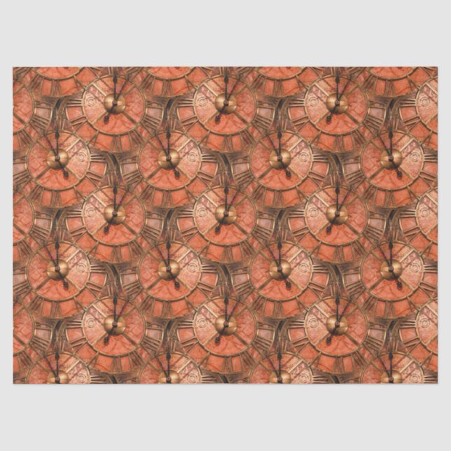 Papier Mousseline Steampunk 21 Tissu Papier (Recto)