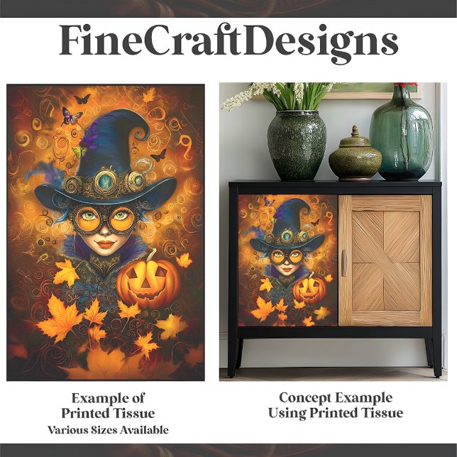 Papier Mousseline Steampunk Halloween Jack-o'-lantern F4 Découpage (Créateur téléchargé)