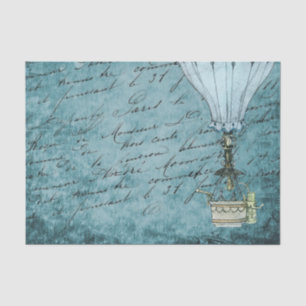 Papier Mousseline Steampunk vintage