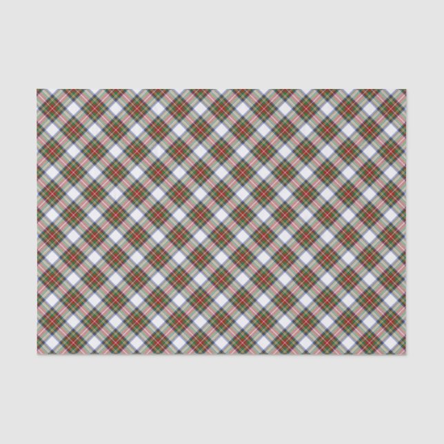 Papier Mousseline Stewart Royal Dress Plaid Scottish Motif (Recto)