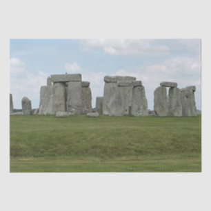 Papier Mousseline Stonehenge Angleterre par un jour nuageux.