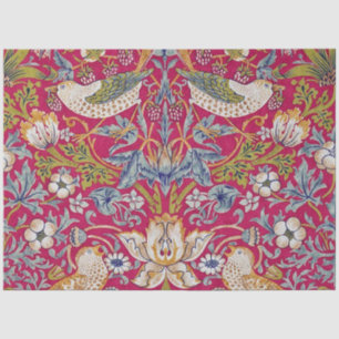 Papier Mousseline Strawberry Thief, William Morris