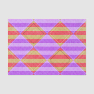 Papier Mousseline Stripes, Diamants, Spot Motif par Shirley Taylor